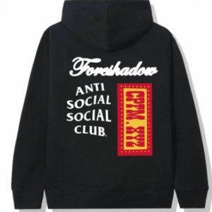 Anti Social Social Club x CPFM Black hoodie